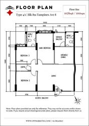 Blk 891 Tampines Avenue 8 (Tampines), HDB 4 Rooms #548889701